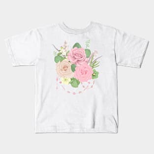 Pink Bouquet Kids T-Shirt